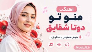 اهنگ منو تو دوتا شقایق هوش مصنوعی با صدای زن