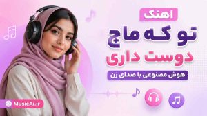 اهنگ تو که ماچ دوست داری هوش مصنوعی با صدای زن