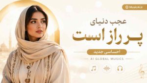 اهنگ عجب دنیای پر راز است احساسی جدید ai global musics هوش مصنوعی زن