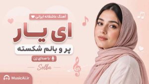 اهنگ عاشقانه ایرانی ای یار پر و بالم شکسته solba هوش مصنوعی با صدای زن