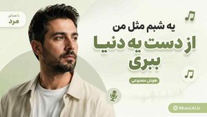 اهنگ یه شبم مثل من از دست یه دنیا ببری هوش مصنوعی با صدای مرد