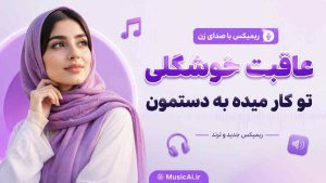 اهنگ عاقبت خوشگلی تو کار میده به دستمون هوش مصنوعی با صدای زن ریمیکس