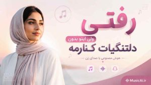 اهنگ رفتی ولی اینو بدون دلتنگیات کنارمه هوش مصنوعی با صدای زن